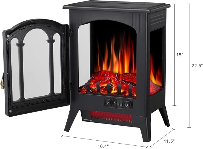 Electric Fireplace Stove Heater - Image 3