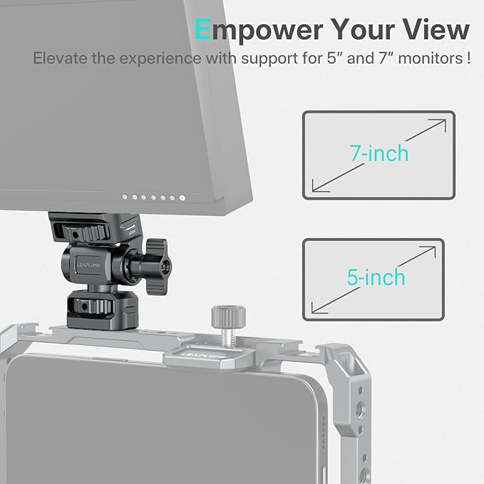 Leaplumin Field Monitor Mount Monitor Holder, 1/4" Screw - Image 3