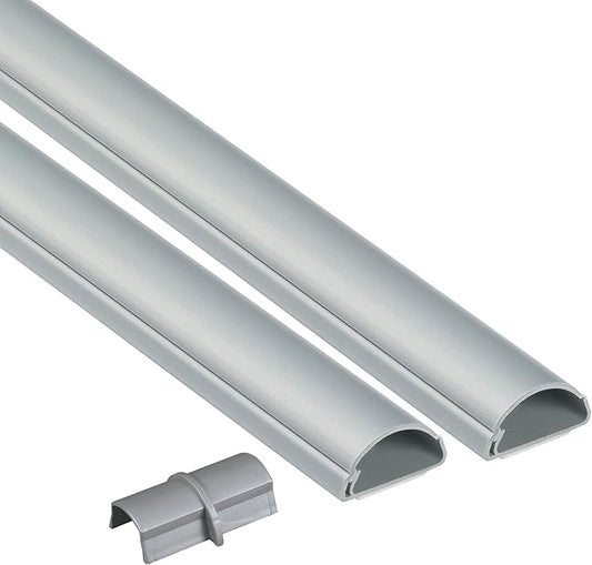 D-Line 31.4in TV Cord Hider, Patented Half Round Cable Cover, Hide Wall Mount by D-LineUSAinc