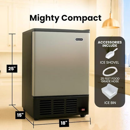 Whynter UIM-155 Stainless Steel Built-In Ice Maker - Image 4