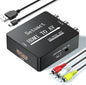 Setuact HDMI to AV Converter, HDMI to RCA Converter, Supports PAL/NTSC by Setuact