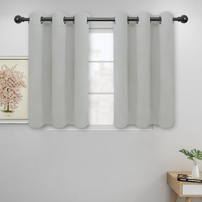 Easy-Going Blackout Curtains for Bedroom, Solid Thermal Insulated Grommet and by Easy-Going