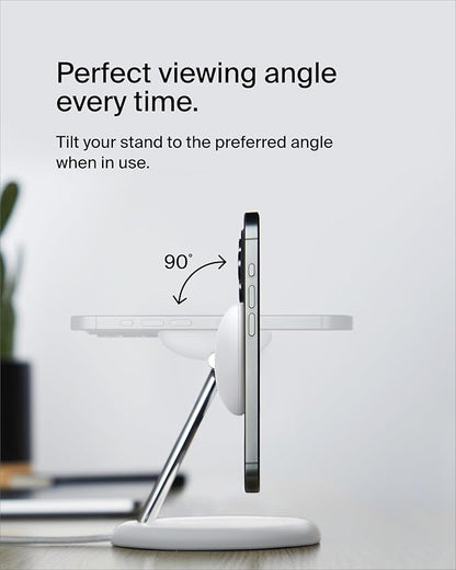 Belkin MagSafe-Compatible 3-in-1 Wireless Charger Stand 15W - Image 5