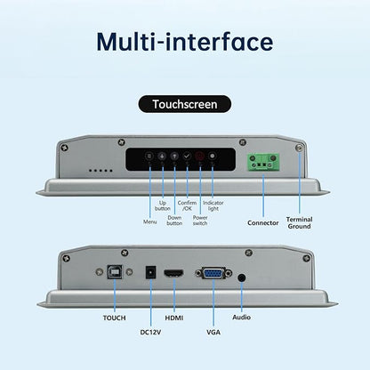 8-Inch Industrial Touch Screen Monitor, Ratio 4:3 Embedded PCAP Touchscreen - Image 6