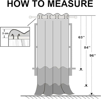 Hiasan Short Blackout Curtains for Bedroom - Image 8