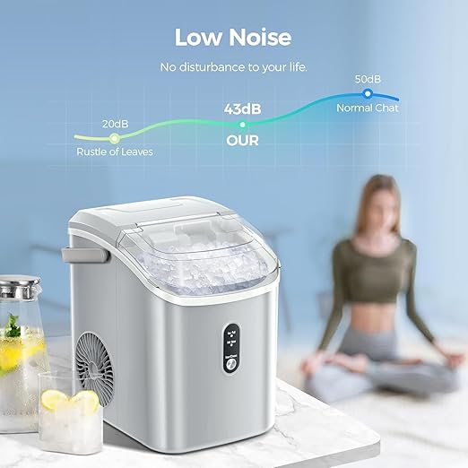 Antarctic Star Nugget Ice Maker Countertop, Chewable Pellet Ice Machine - Image 6