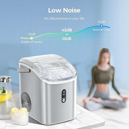 Antarctic Star Nugget Ice Maker Countertop, Chewable Pellet Ice Machine - Image 6