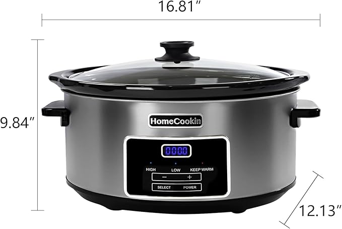 8-Quart Digital Programmable Slow Cooker - Image 4