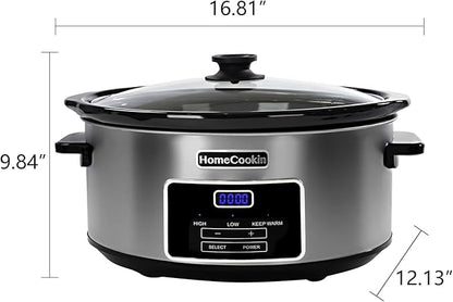 8-Quart Digital Programmable Slow Cooker - Image 4
