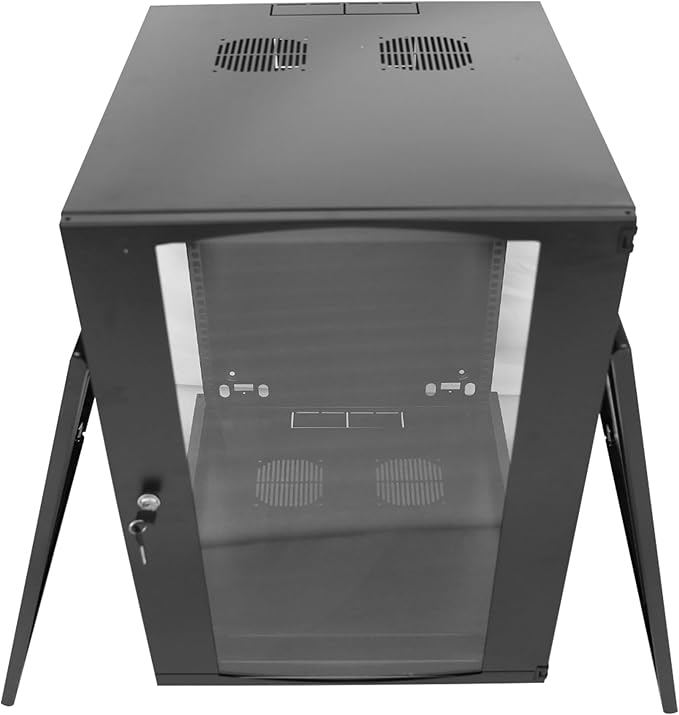 15U Server Cabinet Wall Mount Rack Enclosure - Image 3