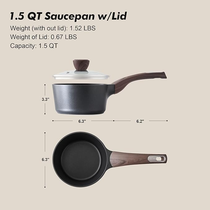 SENSARTE Nonstick Sauce Pan - Image 7