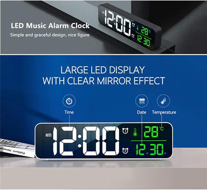Digital Clock, Clock for Bedroom, Clocks for Living Room Decor, Desk Table Clock - Image 3