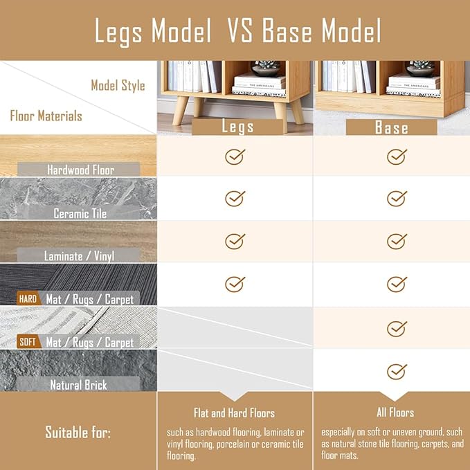 IOTXY Wooden Open Shelf Bookcase - Image 3