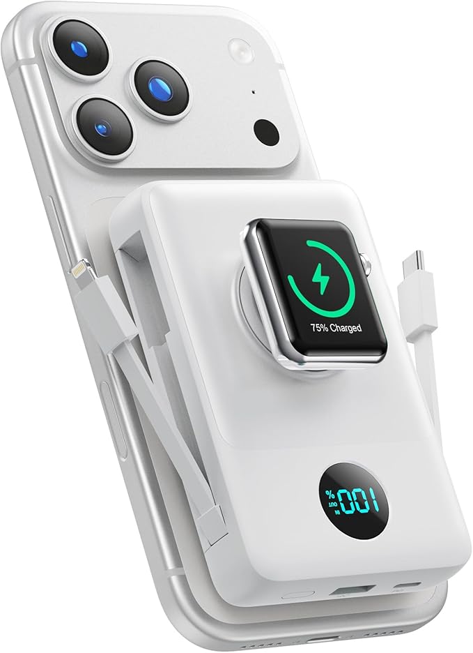 6 in 1 Magnetic Portable Charger by APHUWJ