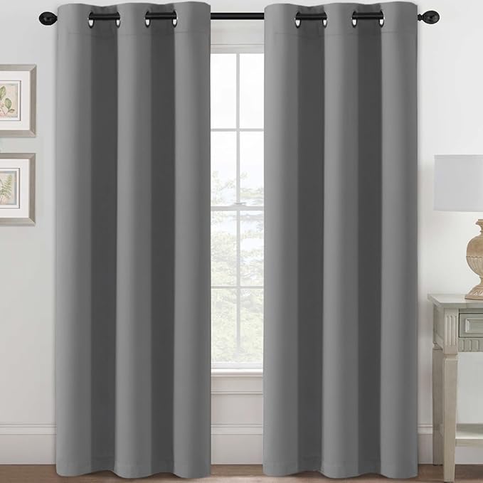 H.VERSAILTEX Blackout Curtains for Bedroom Thermal Insulated Room Darkening by HVERSAILTEX