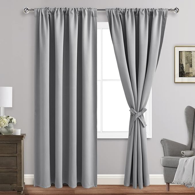 JIUZHEN Thermal Insulated Blackout Curtains by JIUZHEN