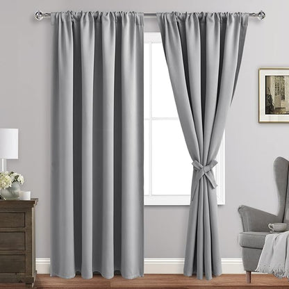 JIUZHEN Thermal Insulated Blackout Curtains by JIUZHEN