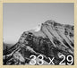 Frame It Easy 33 x 29 Wheat Wood Frame by FrameItEasy