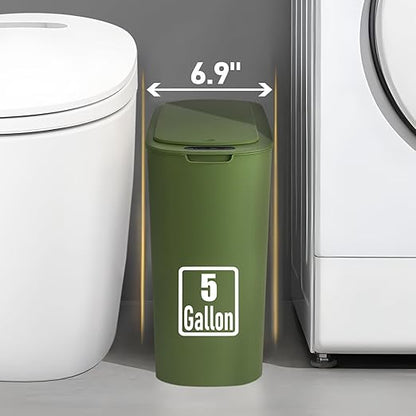TIPGO 5 Gallon Motion Senor Bathroom Trash Can - Image 3