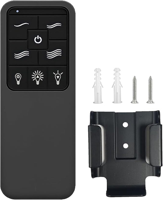 Replacement Remote for Westinghouse 7787900, 4-Speed Black Ceiling Fan Remote by Onisamt