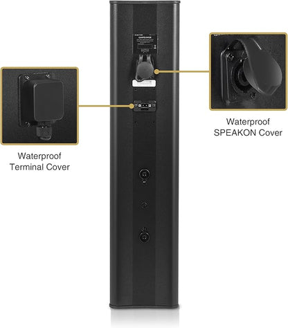 Sound Town Weatherproof Compact Aluminum Line Array Column Speaker - Image 4