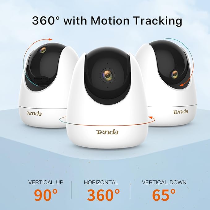 Tenda 2.5K Security Camera Indoor, 4 MP Pet/Baby Cameras - Image 4