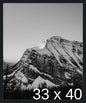 Frame It Easy 33 x 40 Black Wood Frame by FrameItEasy
