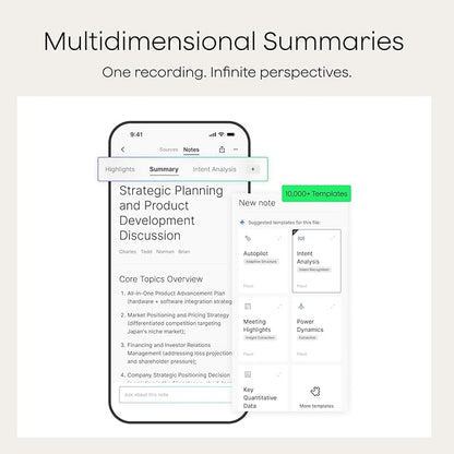 Plaud Note Pro AI Voice Recorder, Transcribe & Summarize - Image 4