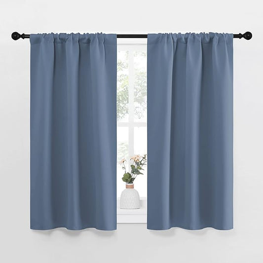 NICETOWN Kitchen Curtains, Short Blackout Curtains & Drapes, Thermal Insulated by NICETOWN