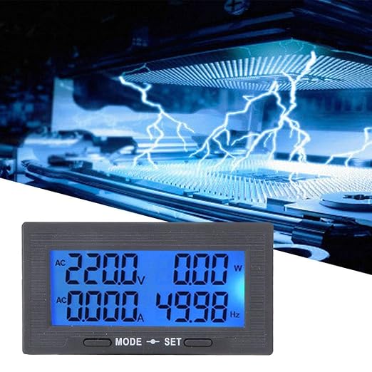 Oumefar Intelligent Digital LCD Display AC Voltage Current Tester Meter 0-500V - Image 6