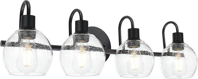 WINSHEN 4-Lights Contemporary Bathroom Light Fixtures Over Mirror by WINSHENLighting