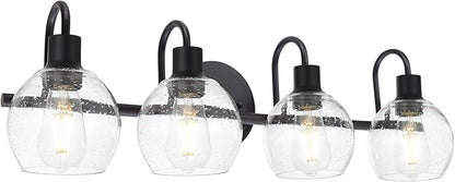 WINSHEN 4-Lights Contemporary Bathroom Light Fixtures Over Mirror by WINSHENLighting