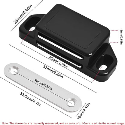 8 Pack Magnetic Push Latch, Heavy Duty Magnetic Touch Latch, - Image 2
