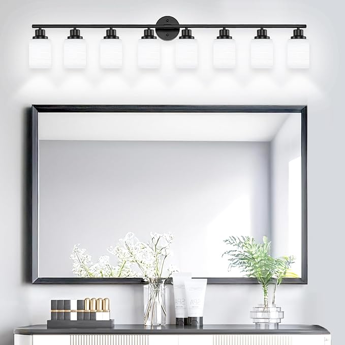 Guliaofo 8-Light Vanity Lights, Modern Vanity Lighting Fixture - Image 9