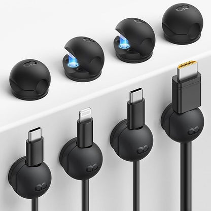 8Pack Magnetic Cord Organizer Clips by Lamicall