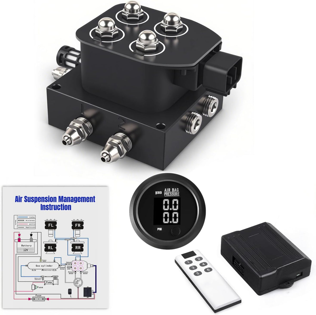 12v air management featuring 4-valve air ride suspension, main product view