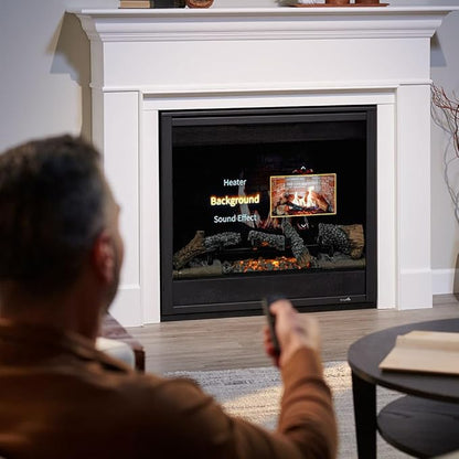 SimpliFire Inception 36-Inch Electric Fireplace in 2 Installation Options - Image 3