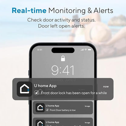 ULTRALOQ 2025 Upgrade Bolt NFC Smart Door Lock, Built-in WiFi Deadbolt 6-in-1 - Image 5