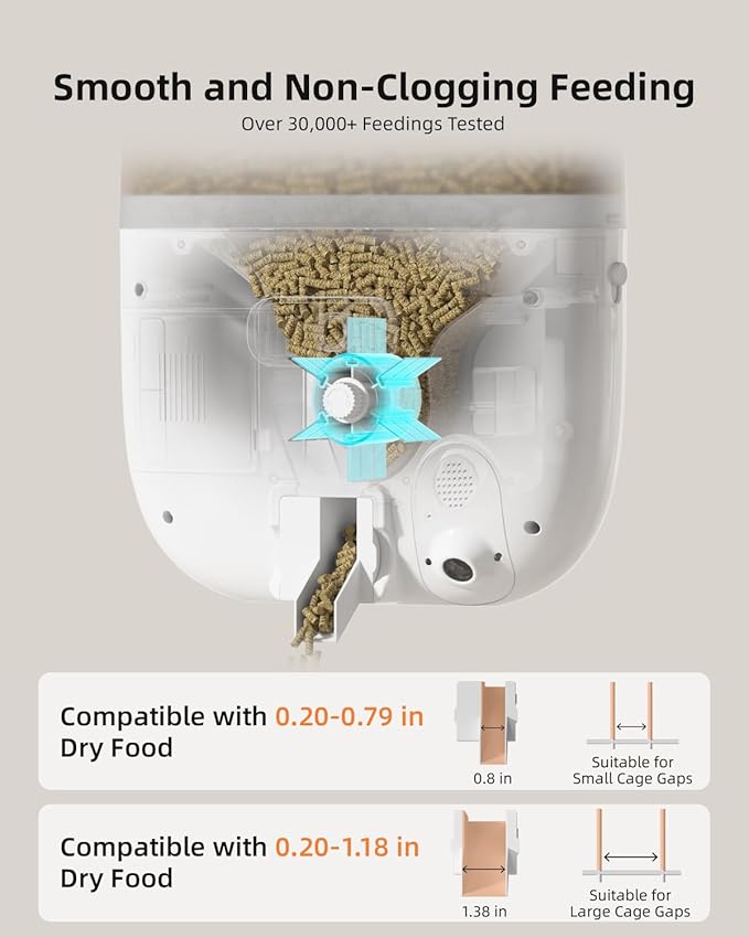 Hanging Rabbit Feeder, Programmable Automatic Pet Feeder - Image 5