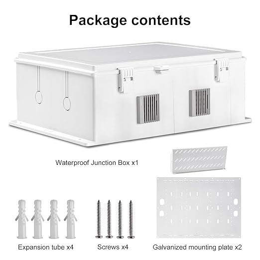 Namunanee Outdoor Electrical Junction Box, ABS Water Resistant Enclosure - Image 7