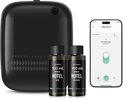 Smart Waterless Essential Oil Diffuser Hotel Scent Starter Kit by Airversa
