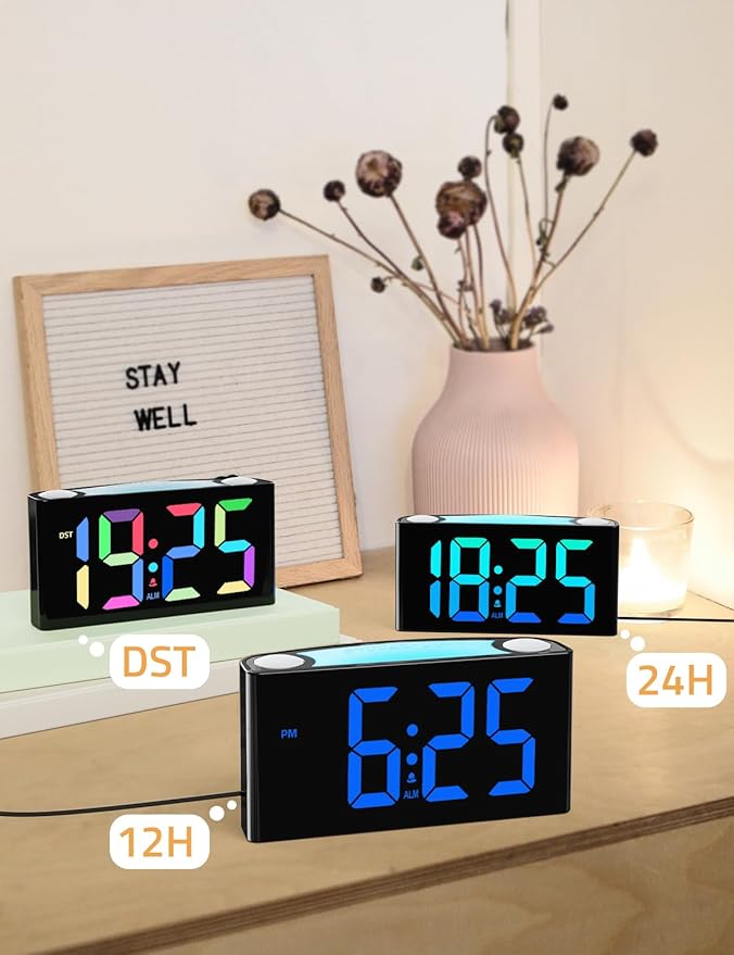 Mesqool Digital Alarm Clock for Bedrooms - Image 7
