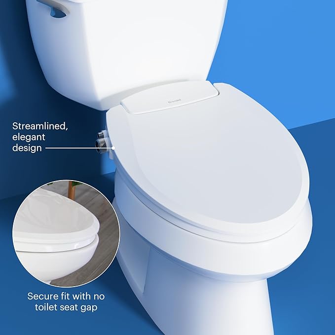 Brondell Bidet Toilet Seat Non-Electric Swash Ecoseat, Fits Elongated Toilets - Image 6