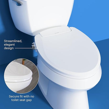 Brondell Bidet Toilet Seat Non-Electric Swash Ecoseat, Fits Elongated Toilets - Image 6