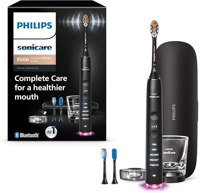 Philips Sonicare DiamondClean Smart 9500 Electric Toothbrush, Sonic Toothbrush by PhilipsSonicare