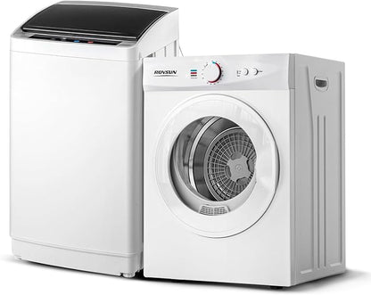 ROVSUN 1.8CuFt Portable Clothes Dryer and 17.8LBS Full-Automatic Washing by ROVSUN