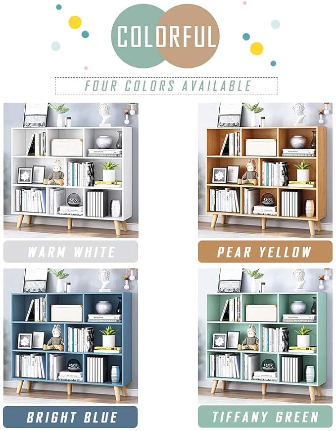 IOTXY Wooden Open Shelf Bookcase - Image 5