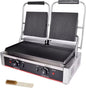 Commercial Panini Press With Grooved Grill Sandwich Maker Machine Electric by KOUWO