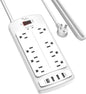 Surge Protector Power Strip by Nuetsa