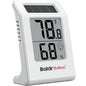 BaldrTherm 2.2'' Digital Thermometer and Hygrometer Meter, Solar-Powered Indoor by BaldrTherm
